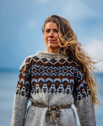 Matoaka Polar Pullover | wild und warm aus Alafosslopi von Lopi Island