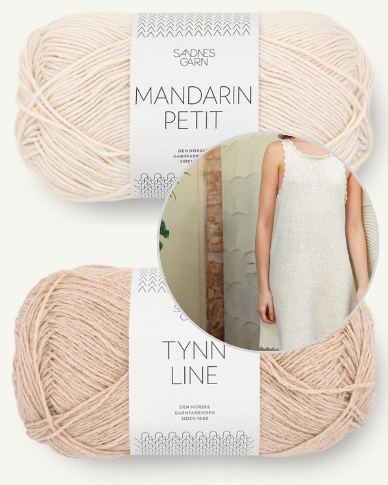 Sandnes Kollektion 2404 Linnea Dress aus Tynn Line und Mandarin Petit von Sandnes Garn 8