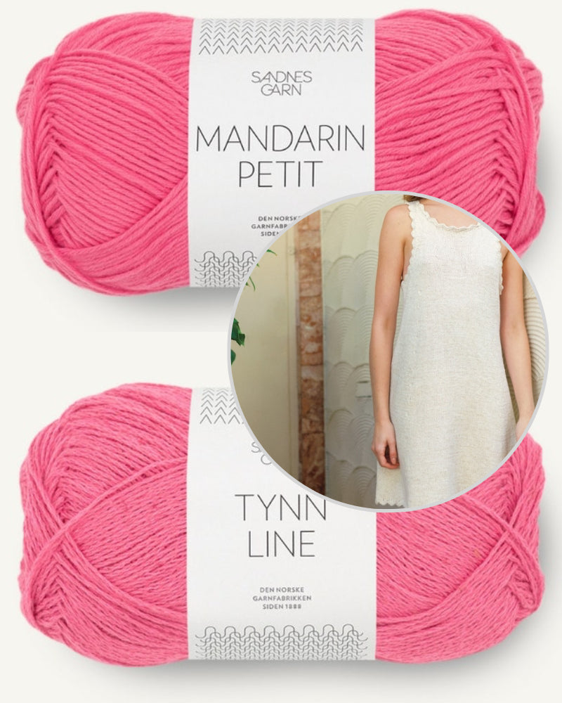 Sandnes Kollektion 2404 Linnea Dress aus Tynn Line und Mandarin Petit von Sandnes Garn 9