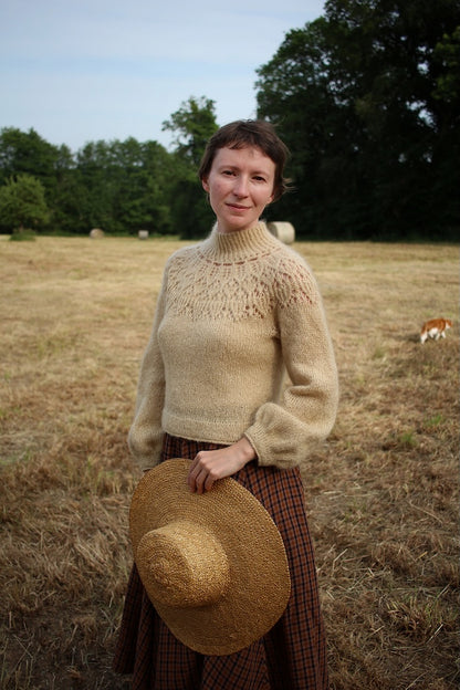 Listopera Sweater | zachte blouse van Le Gros Silk & Mohair van Biches & Bûches