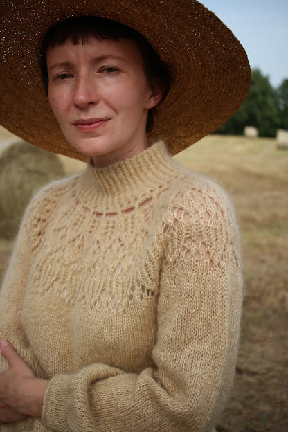 Listopera Sweater | zachte blouse van Le Gros Silk & Mohair van Biches & Bûches