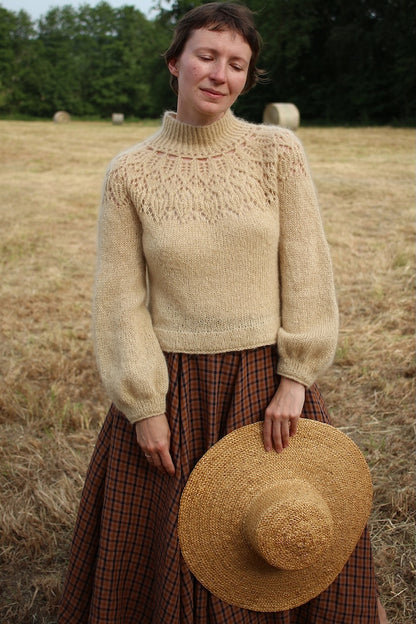 Listopera Sweater | zachte blouse van Le Gros Silk & Mohair van Biches & Bûches