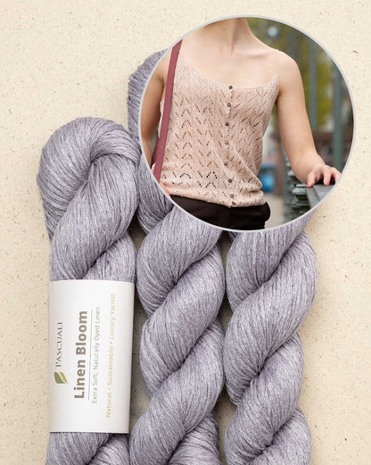 Little Drift Top | romantisch in feinem Muster aus Linen Bloom von Pascuali