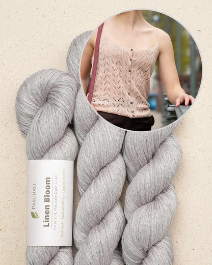 Little Drift Top | romantisch in feinem Muster aus Linen Bloom von Pascuali