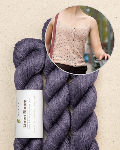 Little Drift Top | romantisch in feinem Muster aus Linen Bloom von Pascuali