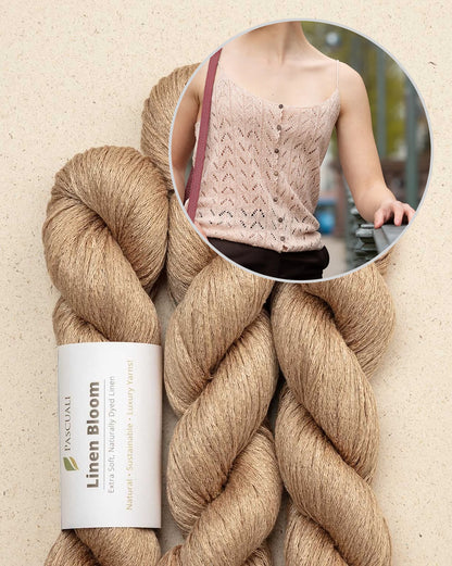 Little Drift Top | romantisch in feinem Muster aus Linen Bloom von Pascuali