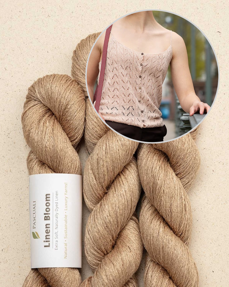 Little Drift Top | romantisch in feinem Muster aus Linen Bloom von Pascuali