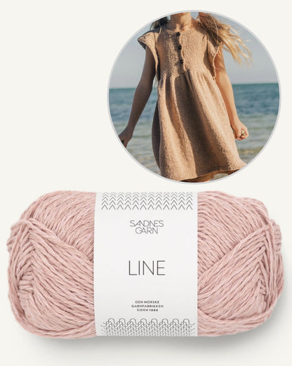 Lola Kleid Kids | Rüschenkleid mit Line von Sandnes Garn