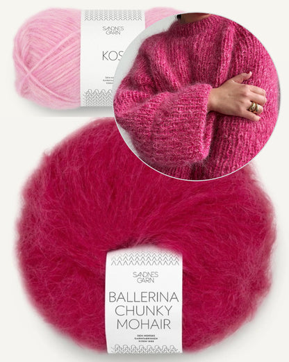 Lola Sweater | kuschelig und oversize aus Kos und Ballerina Chunky Mohair