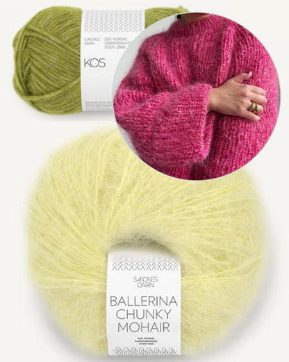 Lola Sweater | kuschelig und oversize aus Kos und Ballerina Chunky Mohair