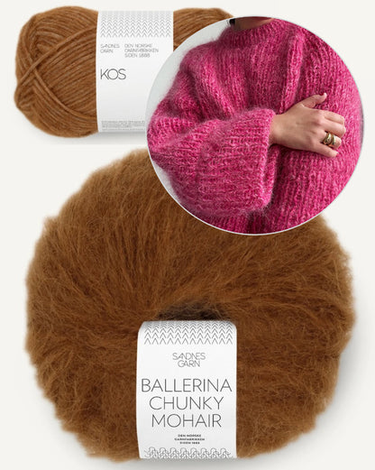 Lola Sweater | kuschelig und oversize aus Kos und Ballerina Chunky Mohair