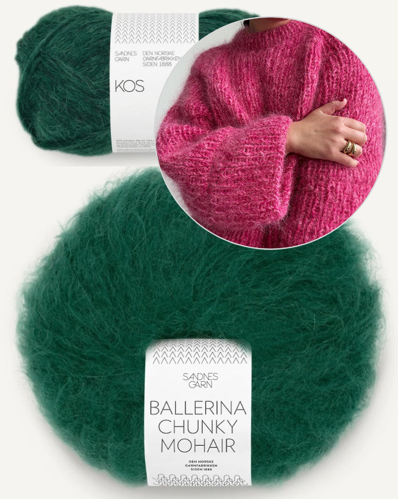 Lola Sweater | kuschelig und oversize aus Kos und Ballerina Chunky Mohair