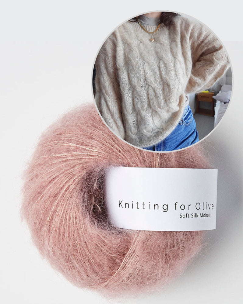 Louise Blouse von wemadewardrobe mit Soft Silk Mohair von Knitting for Olive 14