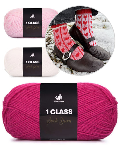 Love-ly Heart Socks | zum verlieben schön aus 1 Class von Mayflower Denmark