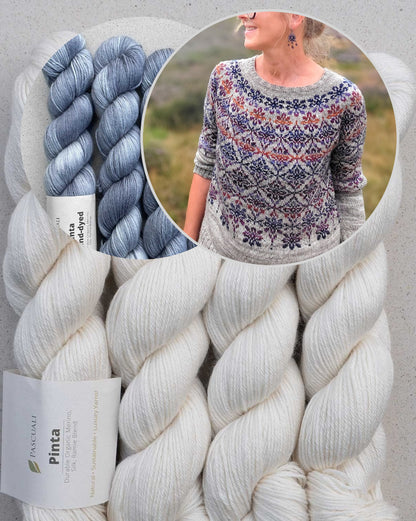 Love in a Mist Sweater | wunderschöne Blüten aus Pinta von Pascuali