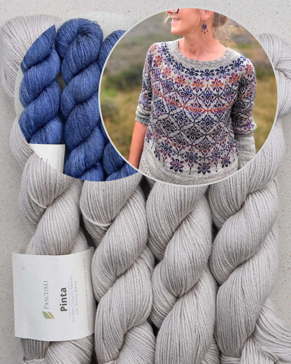 Love in a Mist Sweater | wunderschöne Blüten aus Pinta von Pascuali