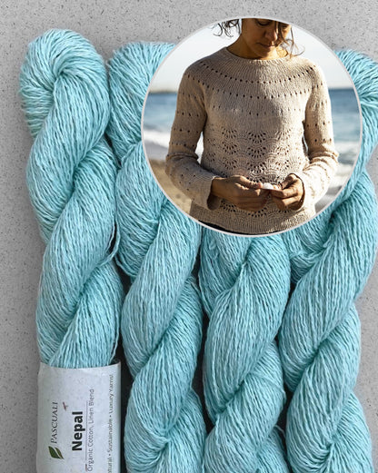 Lovely Sweater | feines Muschelmuster aus Nepal von Pascuali