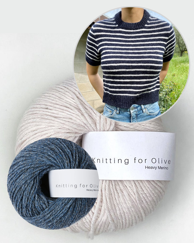 Lucy Streifenshirt mit Heavy Merino von Knitting for Olive 5