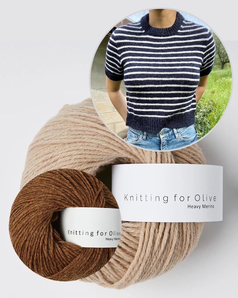 Lucy Streifenshirt mit Heavy Merino von Knitting for Olive 7