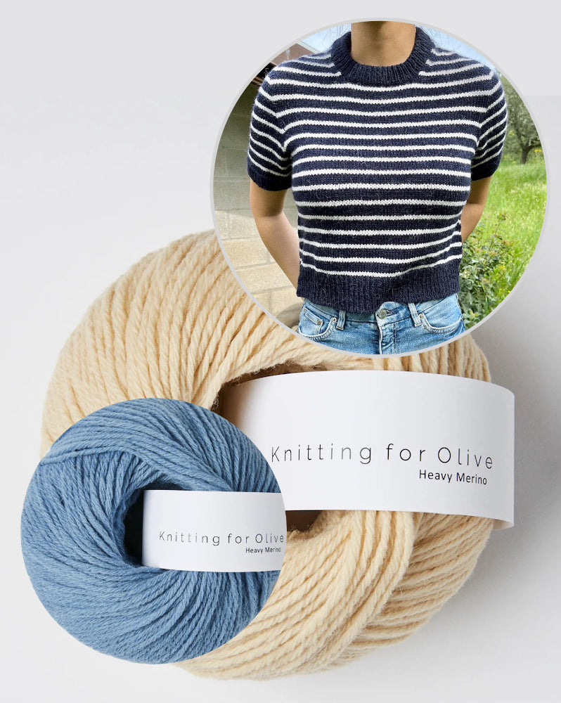 Lucy Streifenshirt mit Heavy Merino von Knitting for Olive 6
