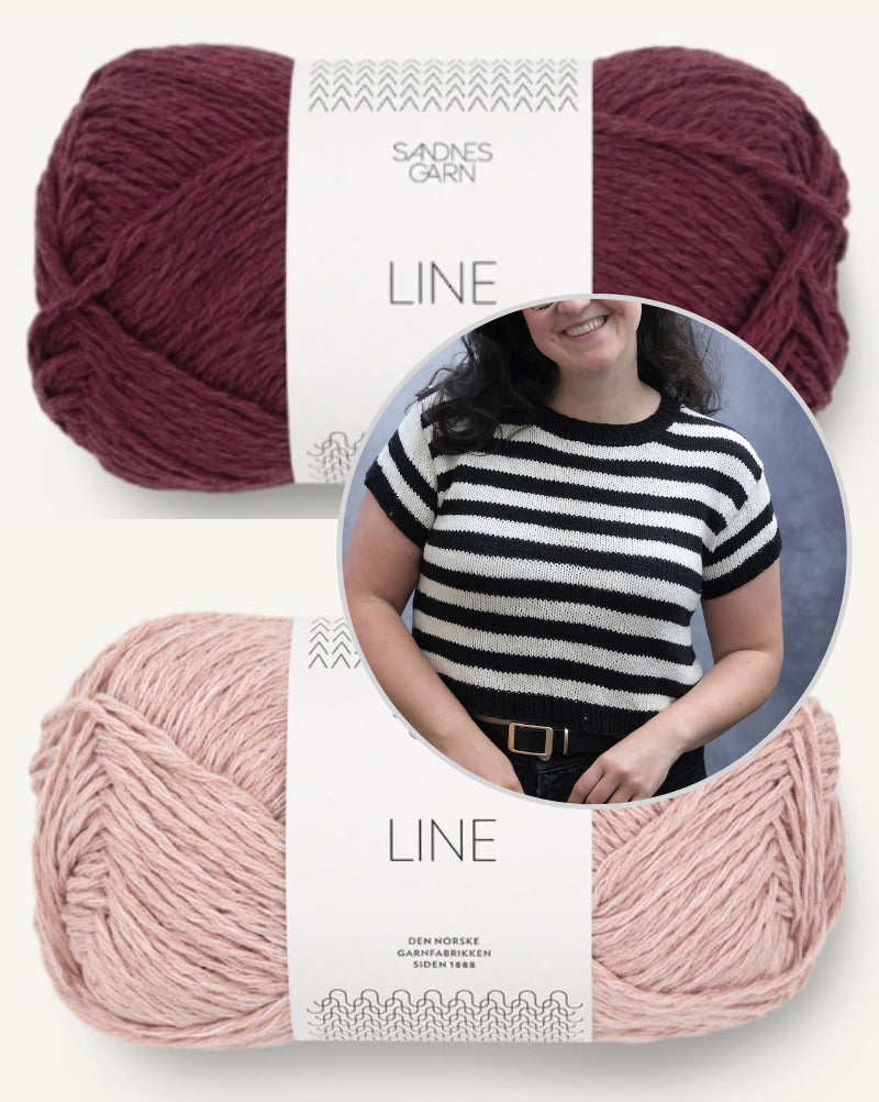 Rebecca Clow Lusk Shirt mit Line von Sandnes Garn 9