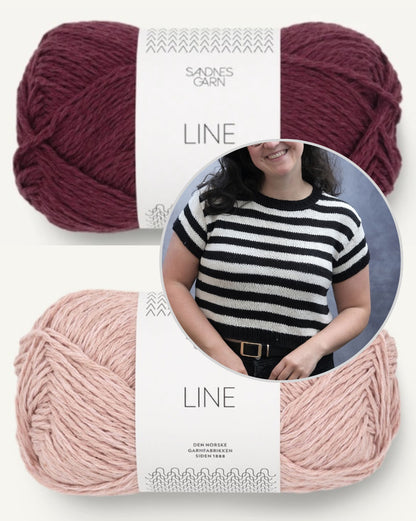 Rebecca Clow Lusk Shirt mit Line von Sandnes Garn 9
