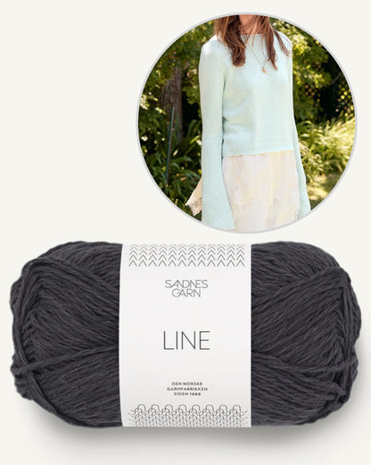 Lyra Sweater Summer | Basic Sommerbluse aus Line von Sandnes Garn