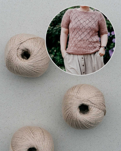 Lysande Tee | leichtes Shirt mit edlem Lochmuster aus Sole von Pascuali
