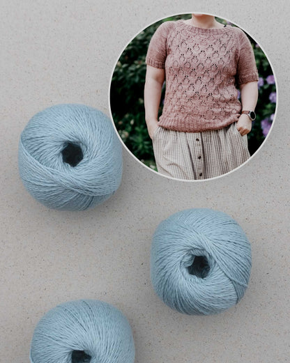 Lysande Tee | leichtes Shirt mit edlem Lochmuster aus Sole von Pascuali