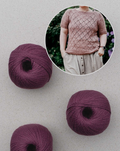 Lysande Tee | leichtes Shirt mit edlem Lochmuster aus Sole von Pascuali