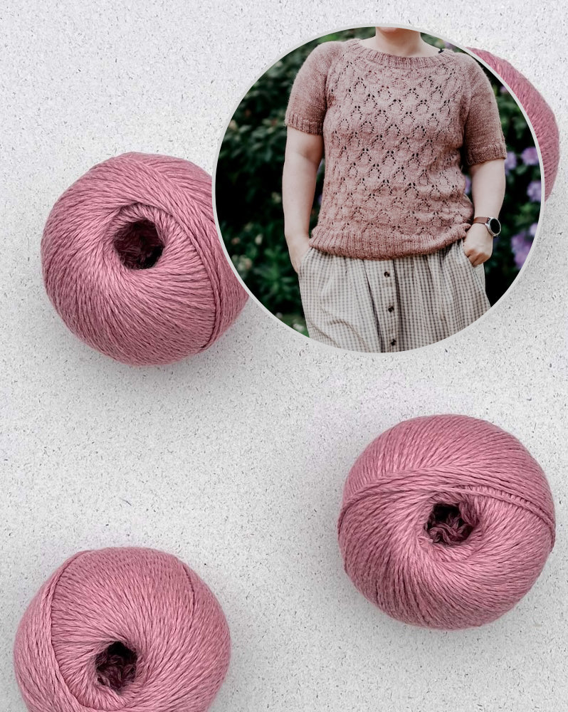 Lysande Tee | leichtes Shirt mit edlem Lochmuster aus Sole von Pascuali