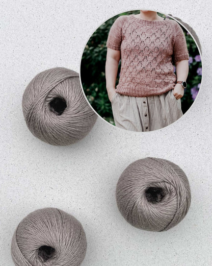 Lysande Tee | leichtes Shirt mit edlem Lochmuster aus Sole von Pascuali