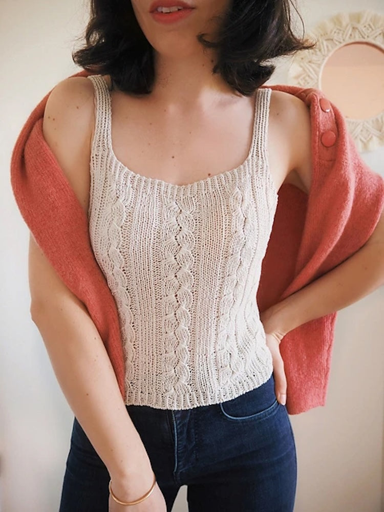 Strawberry Fields Top von Macimille mit Tynn Line von Sandnes Garn 7