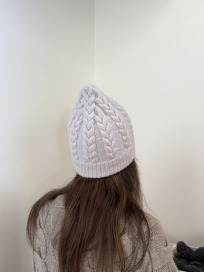 Fresno Hat | extra weiches Zopfmuster aus Classic Cashmere von Cardiff