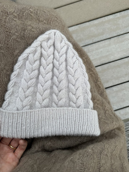 Fresno Hat | extra weiches Zopfmuster aus Classic Cashmere von Cardiff