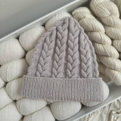 Fresno Hat | extra weiches Zopfmuster aus Classic Cashmere von Cardiff