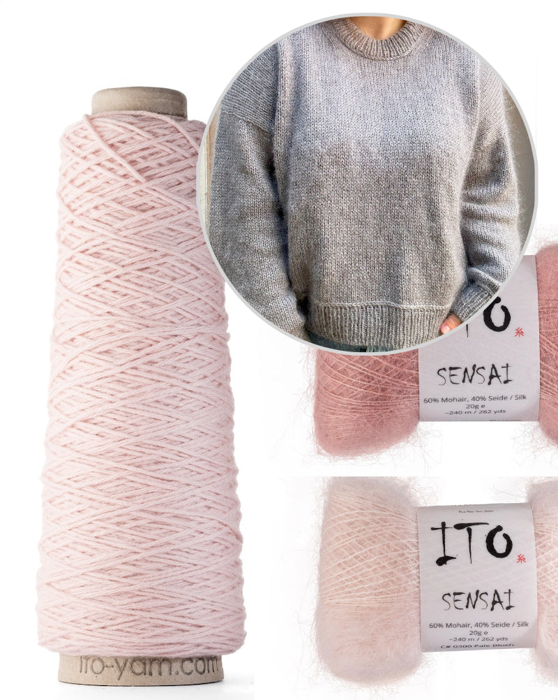 Wemadewardrobe Maja Sweater mit So Kosho und Sensai von ITO Yarn 8
