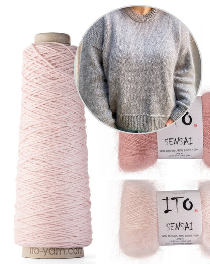 Wemadewardrobe Maja Sweater mit So Kosho und Sensai von ITO Yarn 8