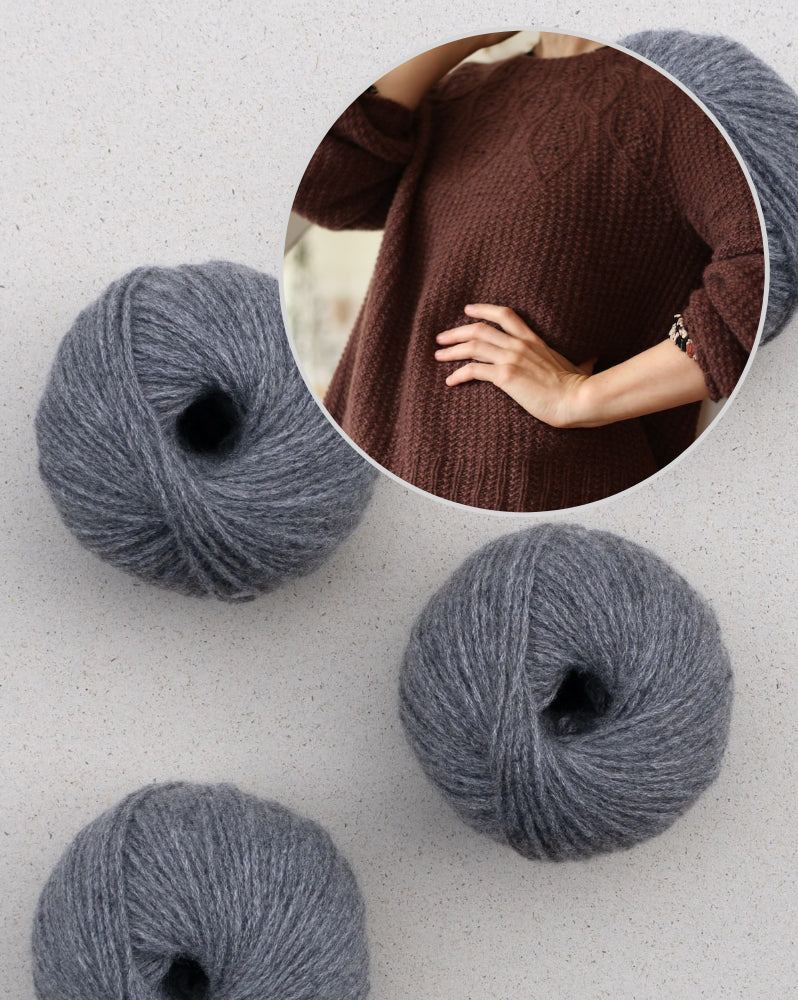 Mama Bear Pullover von Teti Lutsak mit Bio Cashmere 6/28 von Pascuali 10