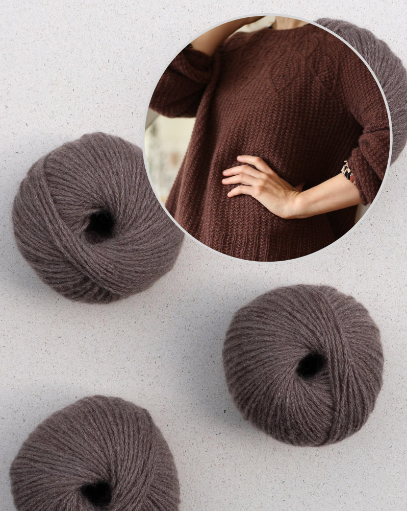 Mama Bear Pullover von Teti Lutsak mit Bio Cashmere 6/28 von Pascuali 9