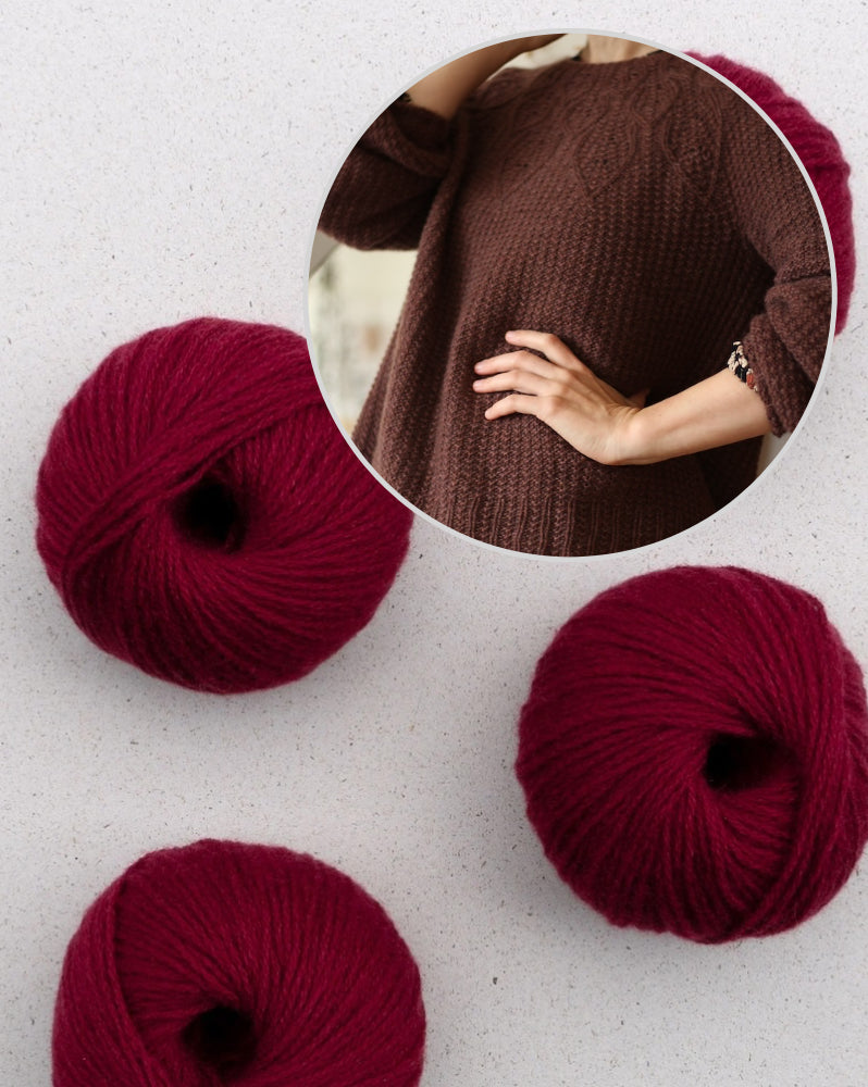 Mama Bear Pullover von Teti Lutsak mit Bio Cashmere 6/28 von Pascuali 13
