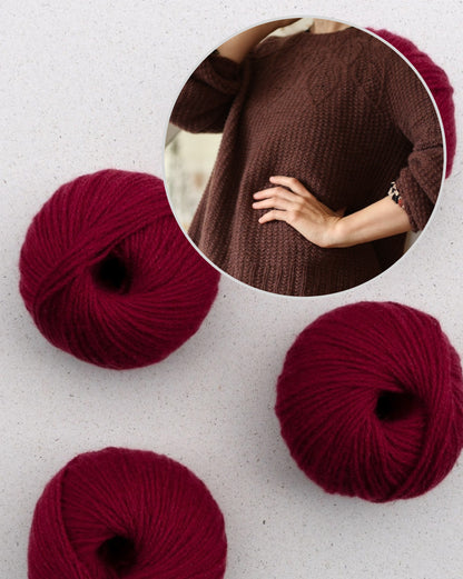 Mama Bear Pullover von Teti Lutsak mit Bio Cashmere 6/28 von Pascuali 13