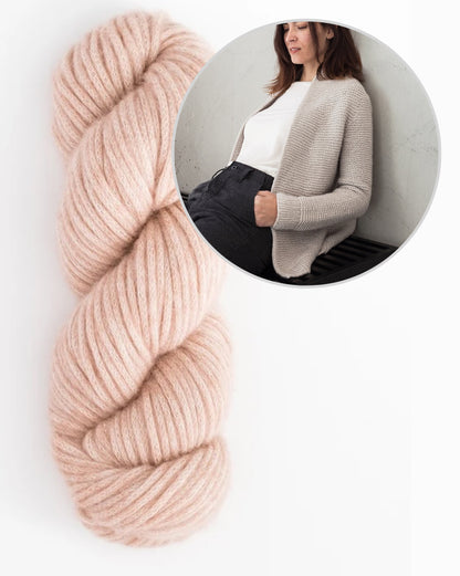 Mamor Cardigan | lässige Jacke aus Luft von Woolfolk