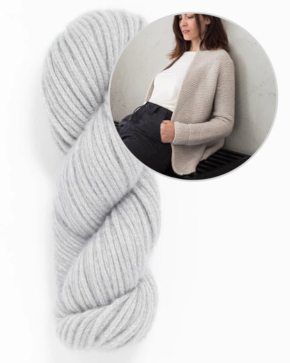 Mamor Cardigan | lässige Jacke aus Luft von Woolfolk