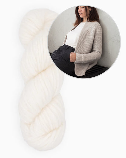 Mamor Cardigan | lässige Jacke aus Luft von Woolfolk