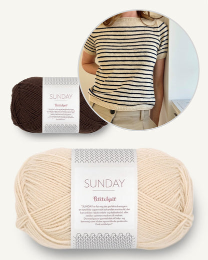 Manon Tee | maritime dreamy stripes from Sunday by Sandnes Garn
