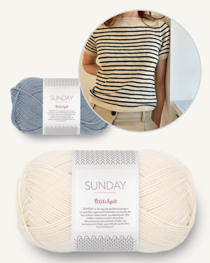 Manon Tee | maritime dreamy stripes from Sunday by Sandnes Garn