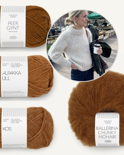 Marble Sweater | super kuschelwarm aus Kos, Alpakka Ull, Peer Gynt und Ballerina Chunky von Sandnes