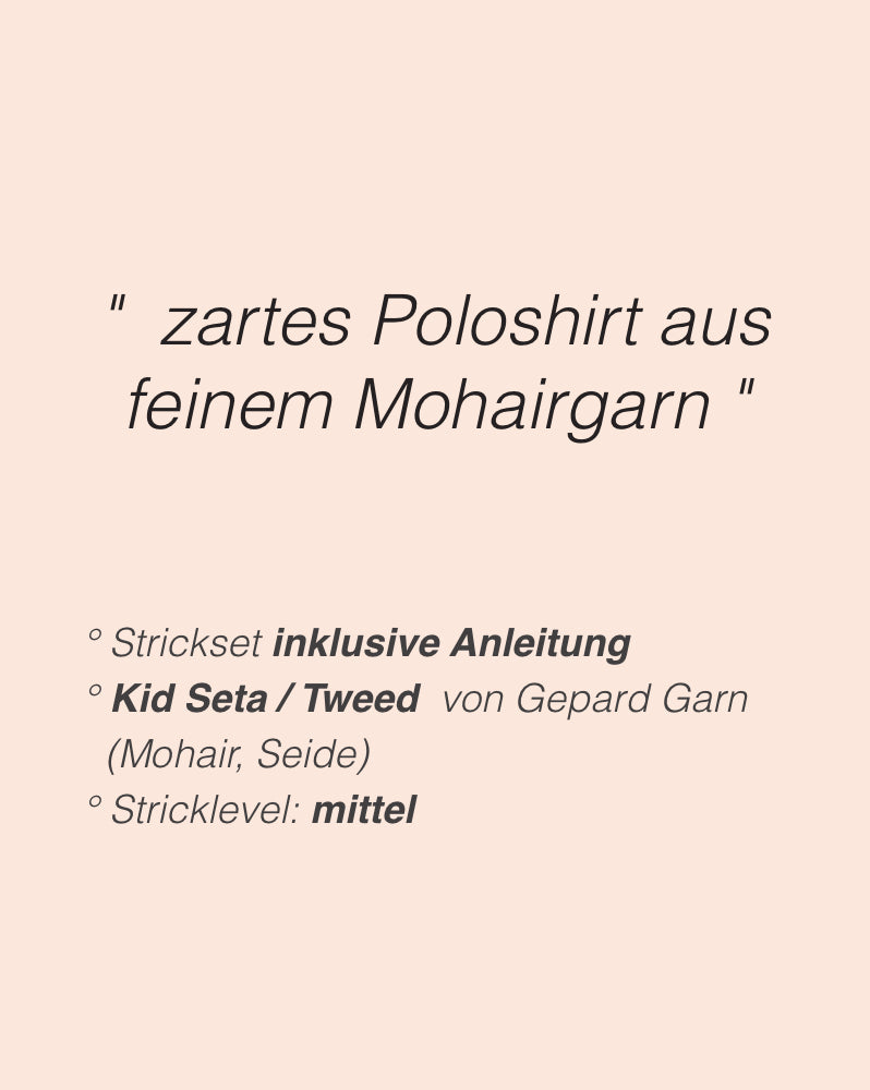 Maren Tee von Moreca Knit mit Kid Seta / Tweed von Gepard Garn 2