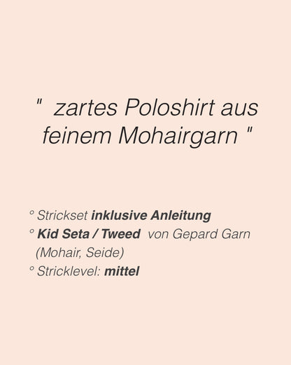 Maren Tee von Moreca Knit mit Kid Seta / Tweed von Gepard Garn 2